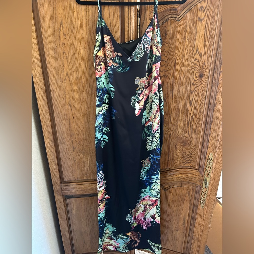 Cassandra Hone Colorful Patterned Dress